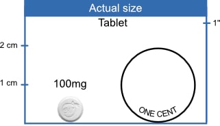 Vitamin B17 100mg Tablet Size 