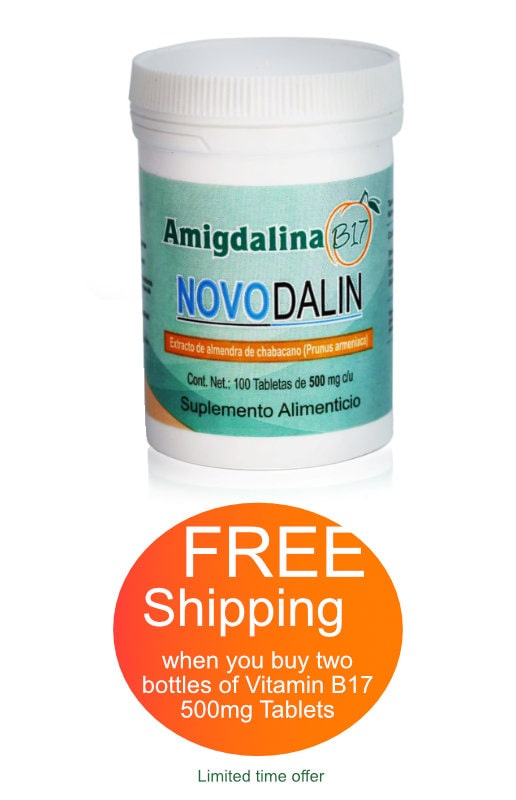 B17 Vitamin (Amygdalin) 500mg Tablets 